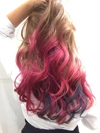 ロング カラー 吉岡 三四朗のヘアスタイル