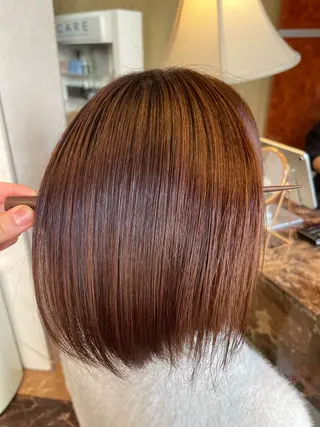 ミディアム 縮毛・酸性ストレート 特化のヘアスタイル