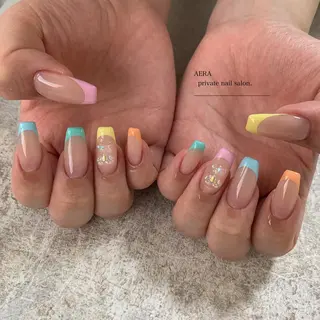 ネイル AERA nail shino🐱⸝꙳のネイルデザイン
