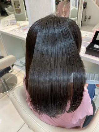 セミロング 🌈髪質改善/縮毛矯 正特化🌈鈴木一寿のヘアスタイル