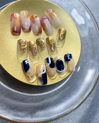 ネイル kiii.__ ✴︎*のネイルデザイン