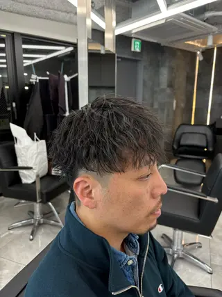 ショート パーマ メンズ 🔥ジャス/ メンズ特化美容師🔥のヘアスタイル