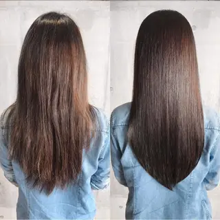 ロング カラー パーマ Mika XELVEのヘアスタイル
