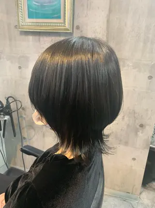 ショート カラー ハイトーン/メンズ/ ウルフ特化   小松のヘアスタイル