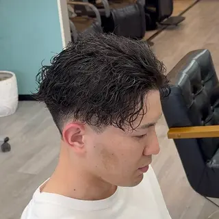 ショート パーマ メンズ メンズカット/パーマ 川崎　智大のヘアスタイル