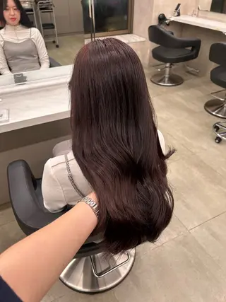 カラー 透明感ベージュ🤎 ナチュラルレイヤーのヘアスタイル