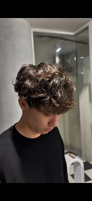 パーマ 斎藤 光のヘアスタイル