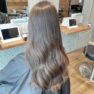 カラー 💘韓国レイヤー上 品カラーruru💘のヘアスタイル