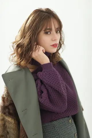 ミディアム レイヤーカット 川田くるみのヘアスタイル