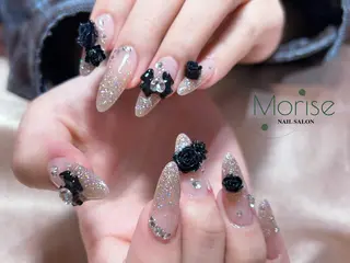 ネイル MoriseNail Jr研修💜イシダのネイルデザイン