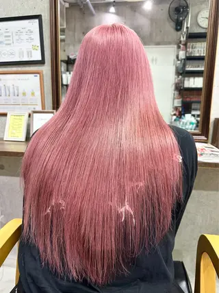 ロング カラー かずくん🦩名古屋 ハイトーン/レイヤーのヘアスタイル