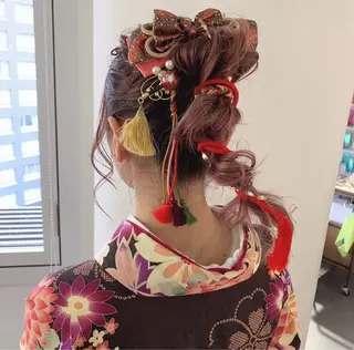 ヘアアレンジ Lila's所属・minami /ヘアセットのヘアスタイル