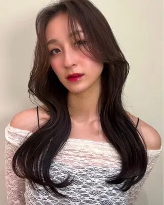 ロング カットモデル募集 トモカのヘアスタイル