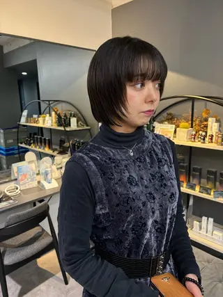 ショート 重里 瑠花のヘアスタイル