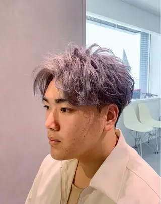 カラー メンズ 濱口 健慎のヘアスタイル