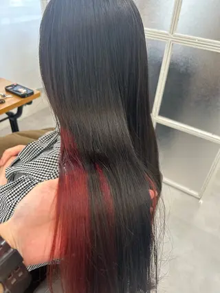 ロング カラー 後藤紗英/髪質改善 /オリーブベージュのヘアスタイル