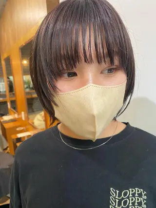 ミディアム カラー 砂原 ひよりのヘアスタイル