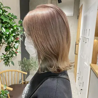 ミディアム カラー ❤️ダブルカラー 髪質改善❤️SAYAのヘアスタイル