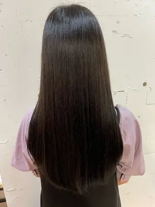 セミロング カラー 🇰🇷韓国ボブ/ 縮毛矯正🇰🇷愛誠のヘアスタイル