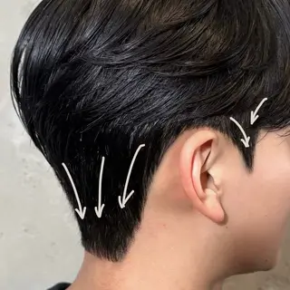 パーマ メンズ 透け感ベージュ🤎 韓国ヘアtakutoのヘアスタイル