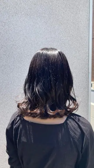 カラー レイヤー/顔まわり/ 南草津/ゴトウのヘアスタイル
