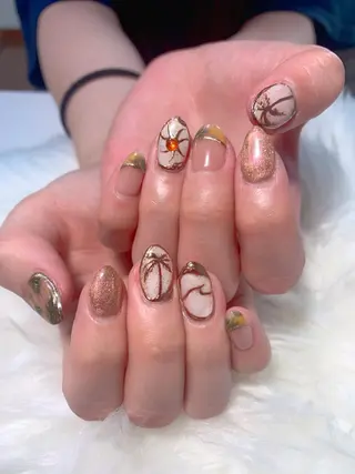 ネイル 高島 夏海のネイルデザイン