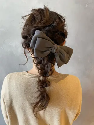 ロング 内田 遥香のヘアスタイル