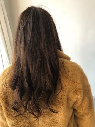 ロング カラー レイヤーカット✂️ 横浜No1♡下鳥翔子のヘアスタイル