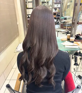 ロング 透明感カラー️🫧 清水杏乃のヘアスタイル