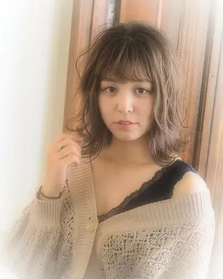 ミディアム パーマ grand juteのヘアスタイル