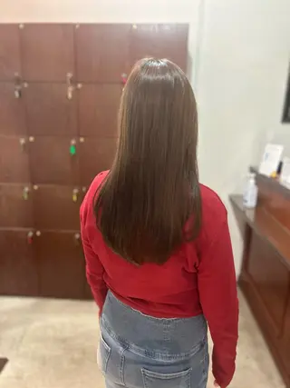 ロング 津田 花望のヘアスタイル