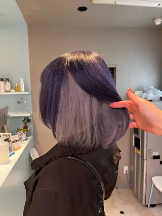 ミディアム カラー ブリーチカラー 🩵MIZUKIのヘアスタイル