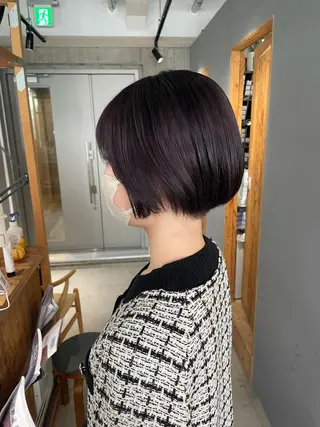 ショート カラー ヘアアレンジ CEINE loq ‪🍒なつきのヘアスタイル