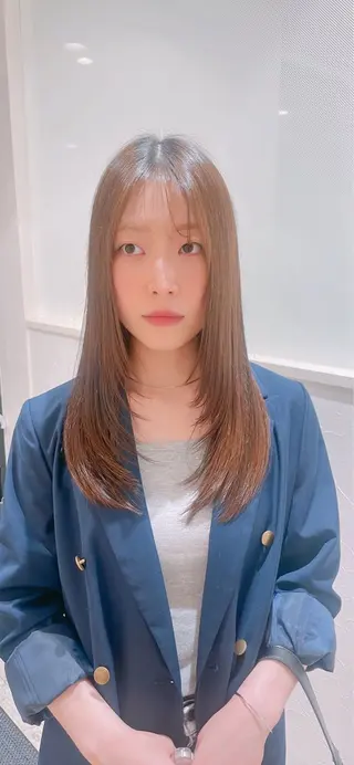 ロング ボブ/艶髪 soleilrukaのヘアスタイル