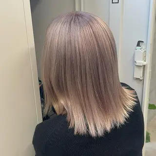 ミディアム カラー ヘアアレンジ メンズ 🌟🍒ハイトーン 韓国ヘア/ユウミのヘアスタイル