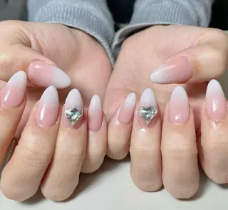 ネイル By moonネイル 🌷ワンホン/韓国風のネイルデザイン