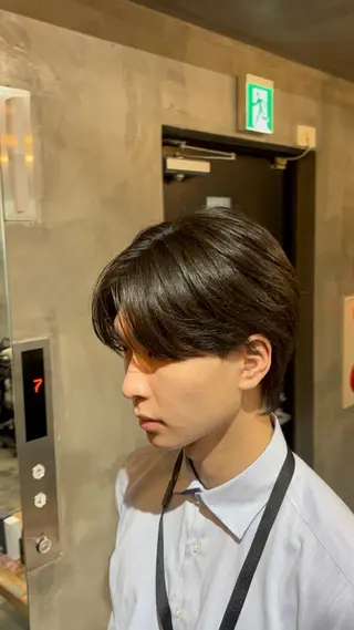 ショート メンズ 川尻 竜正のヘアスタイル