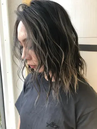 セミロング カラー welring hair salonのヘアスタイル