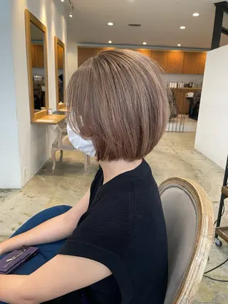 ショート 失敗しない大人ボブ ／サイバアサトのヘアスタイル