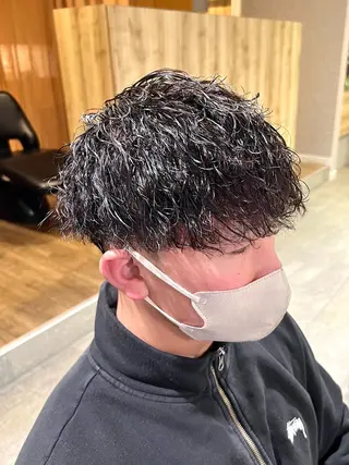 ショート パーマ メンズ メンズパーマ職人 加藤 弘貴のヘアスタイル