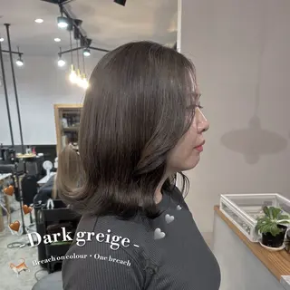 カラー 廣岡 悠愛のヘアスタイル