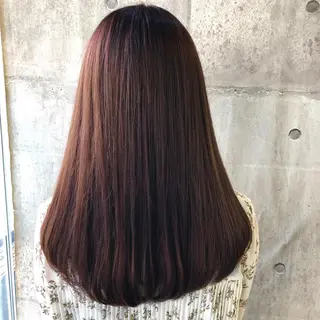 ロング カラー 菅沢 奈生のヘアスタイル