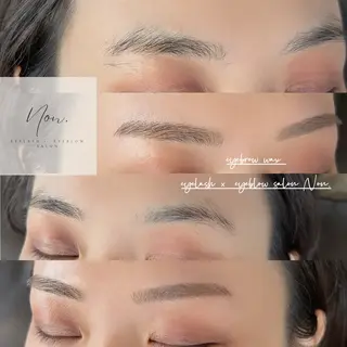 アイブロウ eyelash ×  eyebrow salon Non.所属・Non. NANASEのマツエク・マツパデザイン