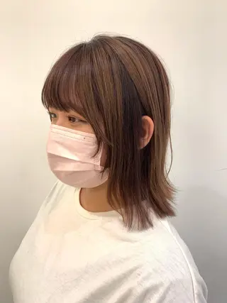 カラー さとう あやかのヘアスタイル