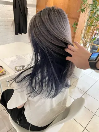 ロング 🌿透明感カラー 松本麻里奈🌼のヘアスタイル