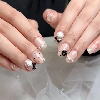ネイル mau🩵nail 堺筋本町｜心斎橋のネイルデザイン