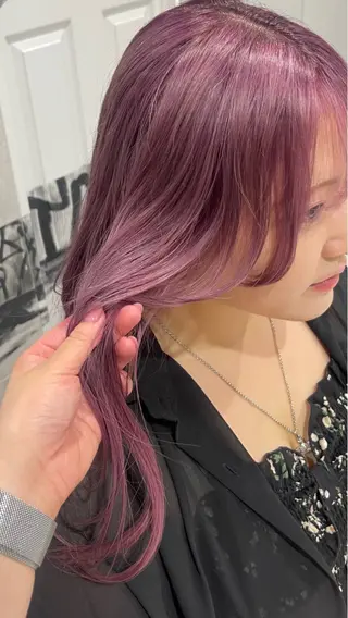 ロング カラー 鎌倉 珠莉のヘアスタイル