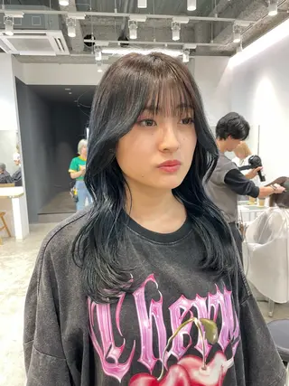 ミディアム 表参道レイヤー Kinoのヘアスタイル