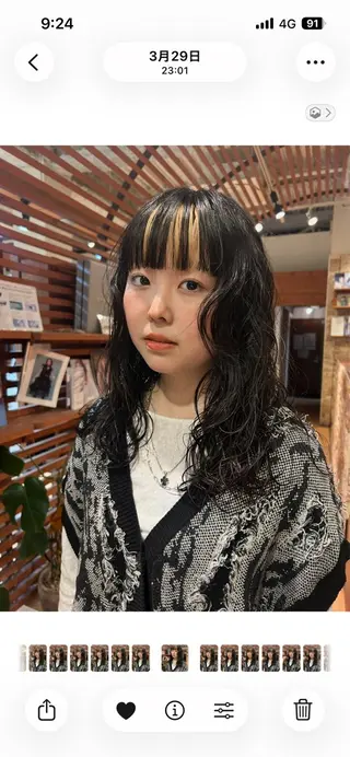 パーマ ブリーチカラー/艶髪 ストレート/はるあ️の眉毛・アイブロウイメージ