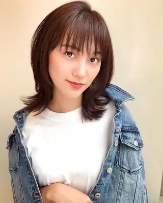ミディアム ヒラヤマ ユウスケのヘアスタイル